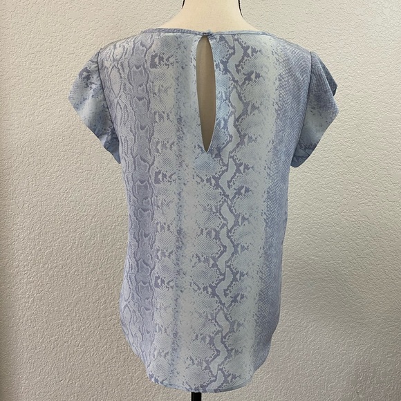 Joie snake print silk “rancher” pocket top - Picture 2 of 8